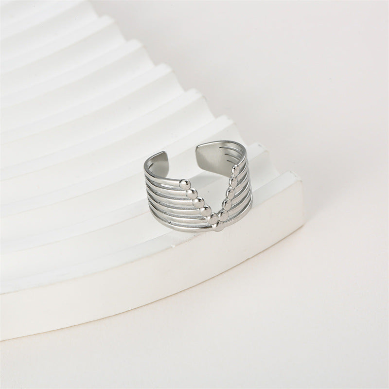 Veronica - Ring Stainless Steel - Adujstable