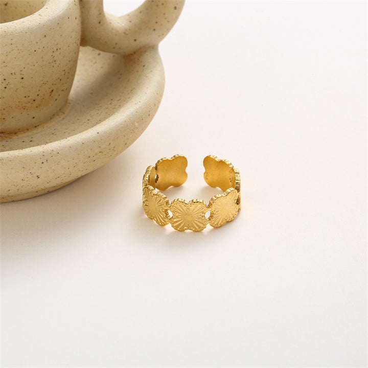 Rose - Ring Stainless Steel - Adujstable