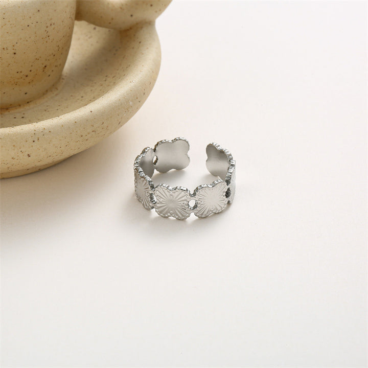 Rose - Ring Stainless Steel - Adujstable